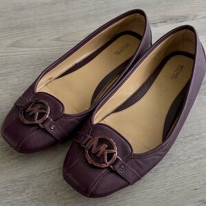 Michael Kors Women's Deep Purple Flats